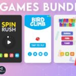 دانلود سورس اپلیکیشن اندروید BUNDLE 5 GAMES