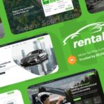 دانلود قالب راست چین اجاره خودرو Rentaly