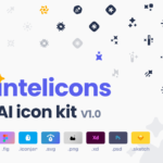 دانلود مجموعه آیکون های intelicons - AI icon kit