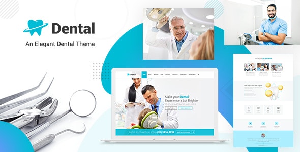 دانلود قالب وردپرس Dental Clinic - پوسته کلینیک دندانپزشکی وردپرس