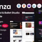 دانلود قالب سایت نمونه کار و رزومه Noxfolio دانلود قالب سایت خلاقانه Danza