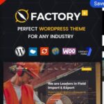 دانلود قالب صنعتی وردپرس Factory Plus