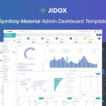 دانلود قالب مدیریت و داشبورد چند منظوره Jidox
