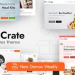 دانلود قالب چند منظوره شاپیفای Maxus دانلود قالب فروشگاهی مدرن ووکامرس TheCrate