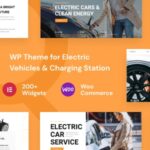 دانلود قالب خدمات ایستگاه شارژ ماشین های برقی وردپرس Qiolo
