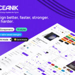 دانلود قالب فناوری اطلاعات و تکنولوژی Technix دانلود رابط کاربری فیگما Oceanik