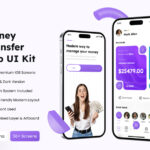 دانلود رابط کاربری Febution Clothing’s App UI Kit دانلود رابط کاربری Money Transfer App UI Kit