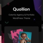 دانلود قالب نمونه کار شرکتی وردپرس Quollion