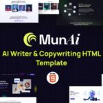 دانلود قالب سایت هوش مصنوعی MunAi