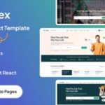 دانلود قالب ReactJS دایرکتوری مشاغل Jobtex