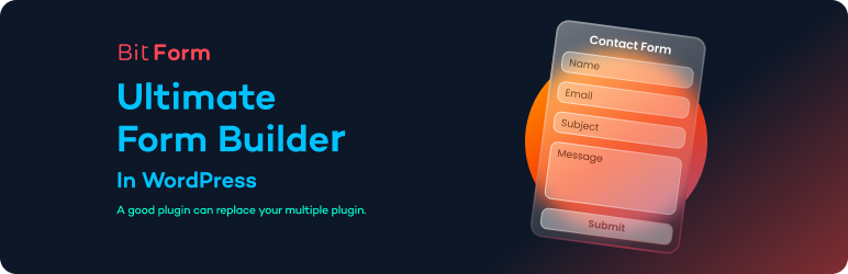 دانلود افزونه فرم ساز وردپرس Bit Form Pro