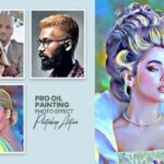 دانلود اکشن فتوشاپ Pro Oil Painting Photoshop Action