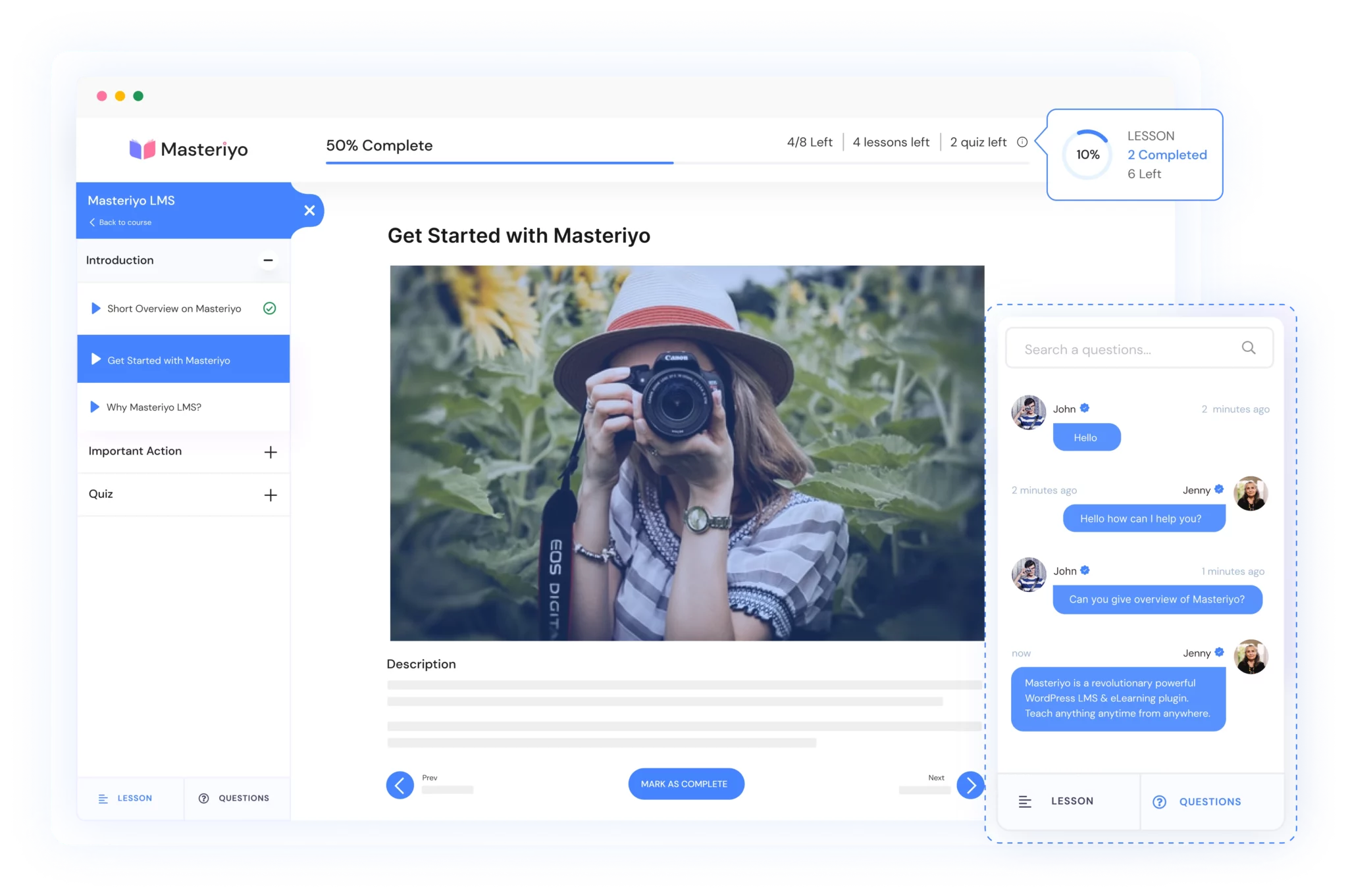 دانلود افزونه فروش دوره آنلاین وردپرس Masteriyo PRO