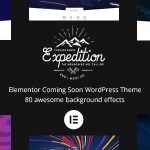 دانلود قالب Coming Soon المنتور وردپرس Expedition