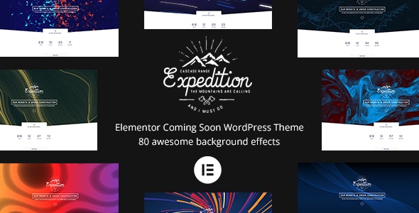 دانلود قالب Coming Soon المنتور وردپرس Expedition