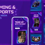 دانلود قالب های آماده استوری اینستاگرام گیمینگ