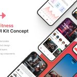 دانلود قالب شرکتی مدرن و چند منظوره وردپرس Deon Lion Fitness - Fitness App UI Kit