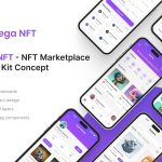 Organic Food Farming & Agriculture Landing Page Mega NFT - NFT Marketplace App UI Kit