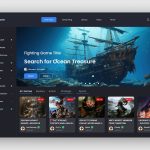 دانلود رابط کاربری Streaming Game Dashboard UI Kit