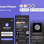 دانلود افزونه وردپرس Uni CPO Premium رابط کاربری Echopod - Podcast Player Mobile App