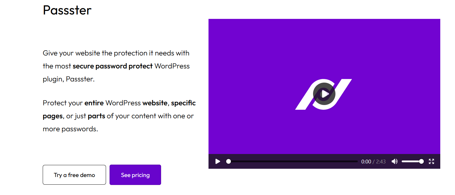 دانلود افزونه وردپرس Passster Premium