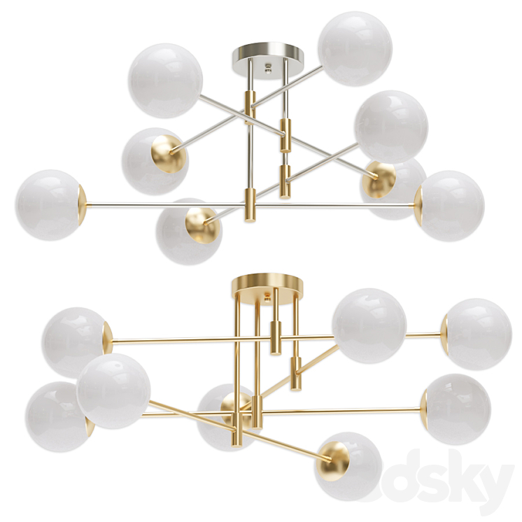 Chandelier Beckley Lampatron In a modern style دانلود Chandelier Beckley Lampatron In a modern style