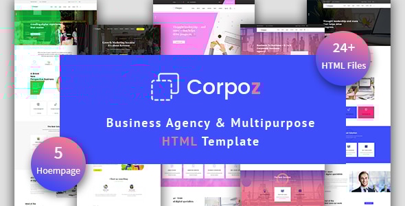 قالب Corpoz - Business Agency Multipurpose HTML Template