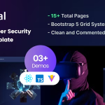 قالب وردپرس مشاوره مهاجرت و اقامت Vezaconslt دانلود قالب React js امنیت سایبری Cybal