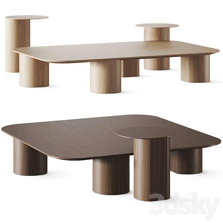 Frigerio Elly Coffee Tables-min دانلود فایل سه بعدی Frigerio Elly Coffee Tables
