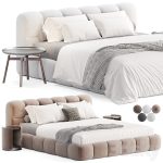 دانلود فایل سه بعدی Hildon Boucle bed