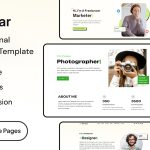 قالب HTML5 نمونه کار تجاری Mack دانلود Norstar | Personal Portfolio HTML Template