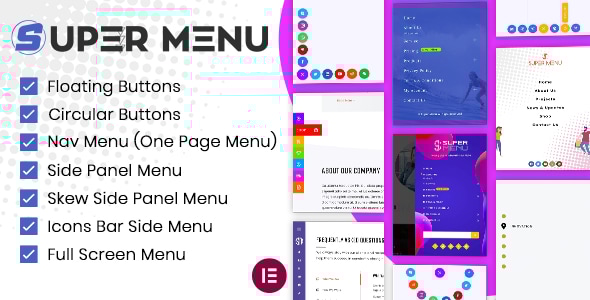 دانلود افزونه وردپرس Super Floating and Fly Menu
