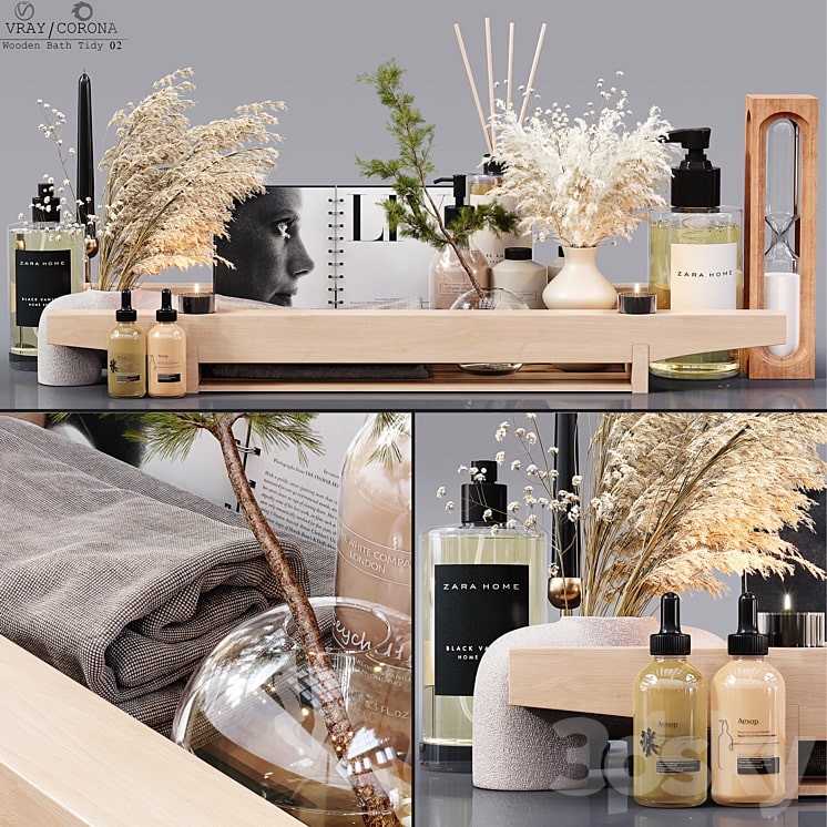 Wooden Bath Tidy 02-min دانلود فایل سه بعدی Wooden Bath Tidy 02