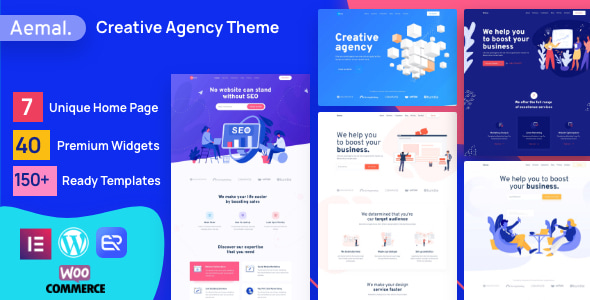 قالب وردپرس Aemal - Startup Business WordPress Theme