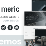 قالب میزبانی وب و نمایندگی فروش وردپرس GoHost دانلود Americ - Corporate Business WordPress Theme