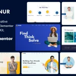 دانلود قالب نمونه کار المنتور وردپرس Anur