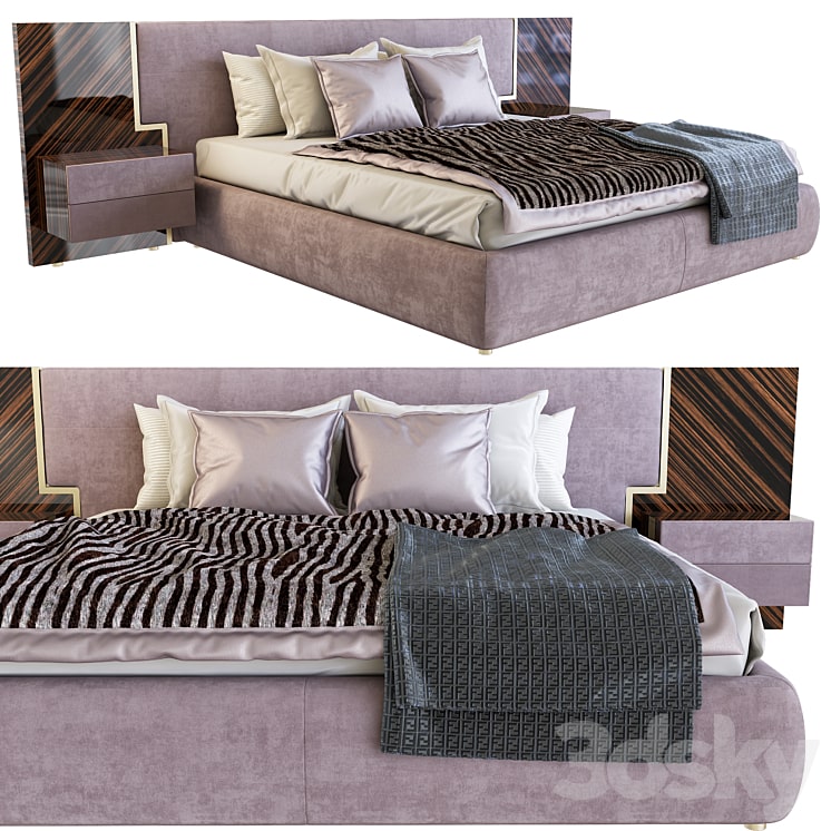 Bed GLEN - Longhi-min دانلود فایل سه بعدی Bed GLEN / Longhi