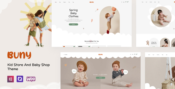 Buny – Kids Store and Baby Shop WordPress Theme