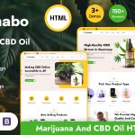 قالب شرکت طراحی وب وردپرس Flyweb دانلود قالب سایت پزشکی Cannabo