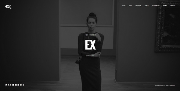 دانلود قالب سایت در دست ساخت Journex