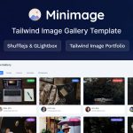 Minimage - Tailwind Image Gallery Setup HTML Template