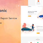 قالب فروش محصولات دیجیتال وردپرس Heilz دانلود قالب ری اکت خدمات تعمیر خودرو Motonic