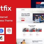 قالب راست چین خدمات اینترنت و پهنای باند وردپرس Netfix