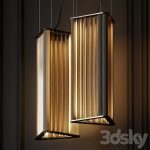 VeniceM Numa Pendant Light in Brass and Glass by Massimo Tonetto
