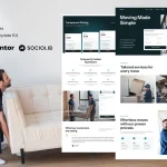 دانلود قالب فروشگاهی المنتور ووکامرس Javax Movast - Moving & Relocation Services Elementor Template Kit