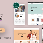 دانلود قالب فروشگاه ساعت Wotye دانلود قالب فروشگاه لباس شاپیفای Rivon