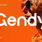 دانلود فونت iBrand – Logo Font دانلود فونت Gendy Modern Sans Font