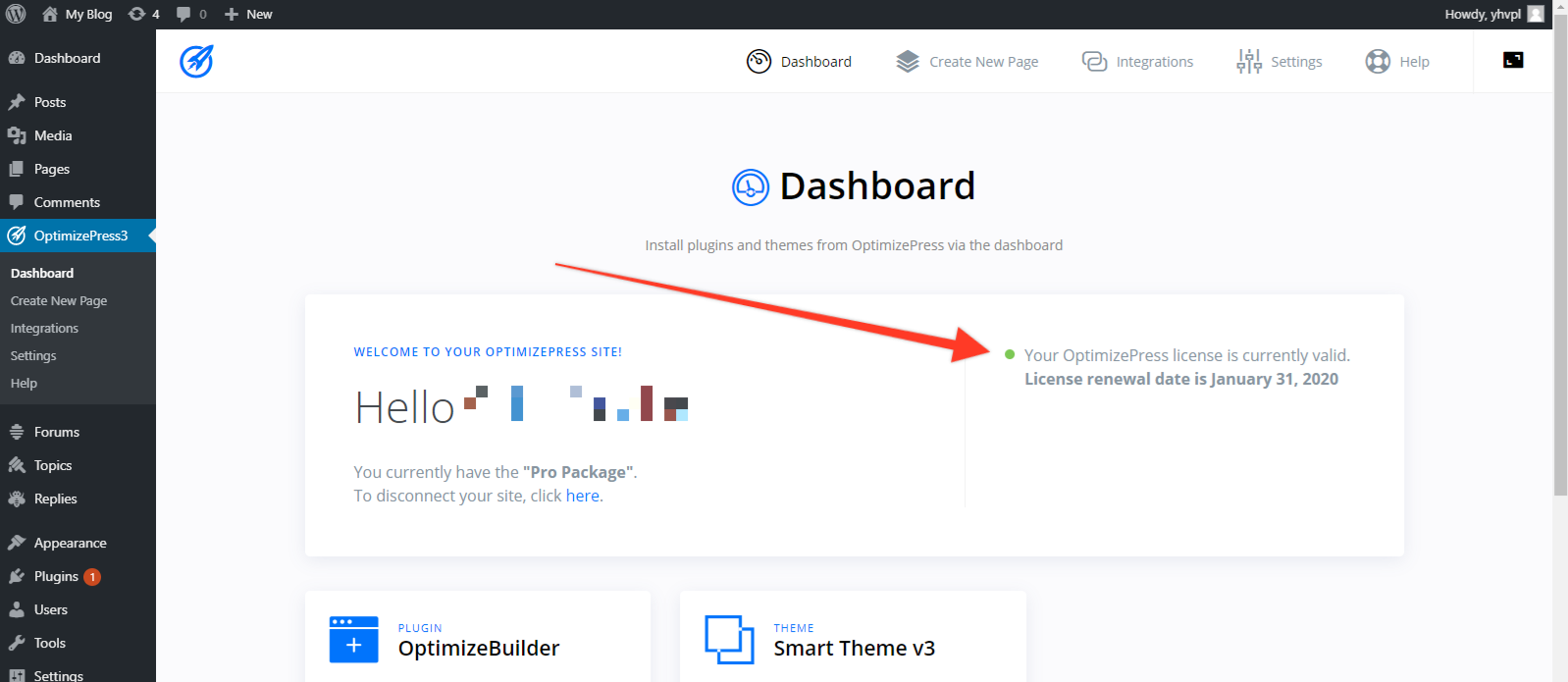 دانلود افزونه وردپرس OptimizePress Dashboard Plugin