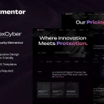 دانلود قالب واقعیت مجازی المنتور وردپرس Varreal قالب خدماتی المنتور وردپرس Hexcyber