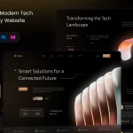 دانلود قالب و رابط کاربری سایت فناوری اطلاعات Hyoga